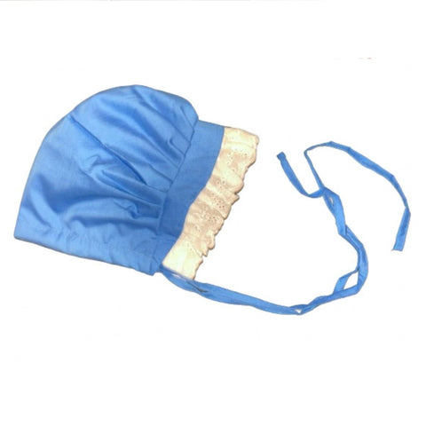 Adult Baby Bonnets dark blue