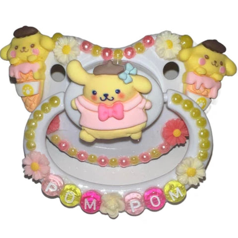 Yellow Dog Pum Pum Deluxe Custom Pacifier