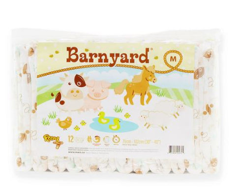 Rearz Mega Barnyard 1 Pack Adult Diaper (12 Diapers) Full Pack