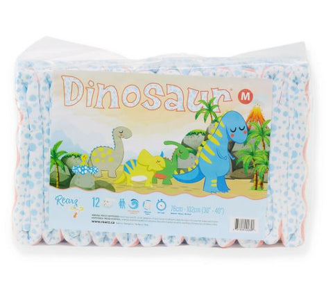 Rearz Mega Dinosaur 1 Pack Adult Diaper (12 Diapers) Full Pack