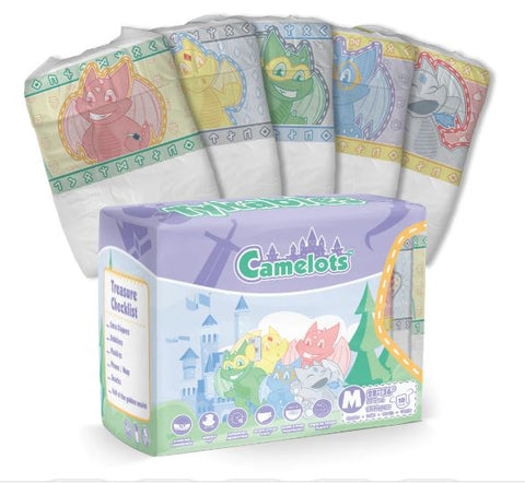 Tykables Camelot 1 Pack Adult Diaper (10 Diapers) Full Pack