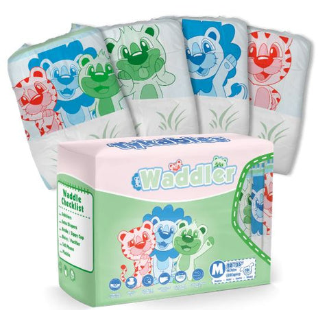 Tykables Waddler 1 Pack Adult Diaper (10 Diapers) Full Pack