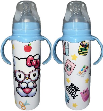 Kitty New 8 Ounce Stainless Steel Bottle With Handle