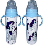 Pony Purple New 8 Ounce Stainless Steel Bottle With Handle