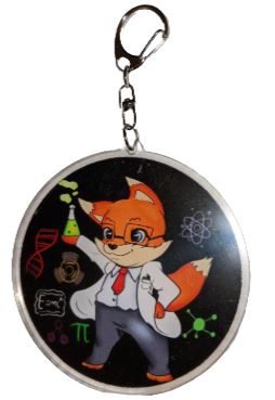 Professor Fox Key Chain