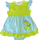 * Little Frog Cotton Romper Dress Clearance xxs xs 3x