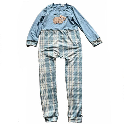 Fall Bear Long Sleeve 1pc Coverall Jumpsuit