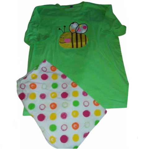 Clearance Lil Bumble Bee Cotton short  S M