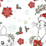 Holiday Bunny Jumper Skirt Dress with POCKETS