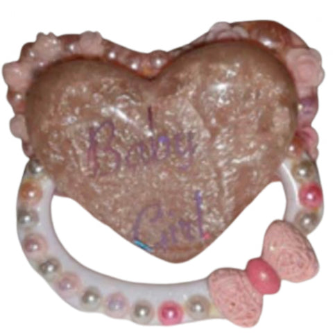 Baby Girl Deluxe Custom Pacifier DCP3133