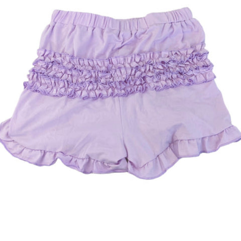 * Light Purple Ruffle Shorts