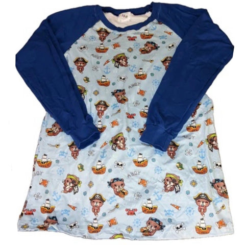 Otters Pirates Matching Pajamas Shirt
