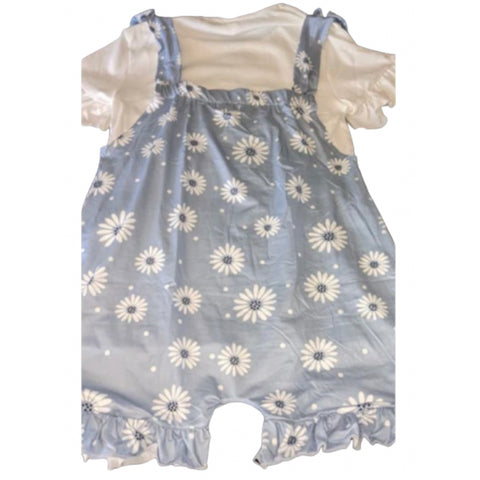 Daisy Flowers Sunsuit Romper xs 2x only