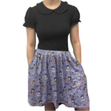 Creepy Dolls Skater Skirt with pockets