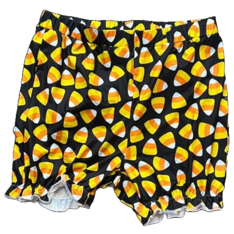 * Candy Corn Halloween Bloomers Shorts Clearance