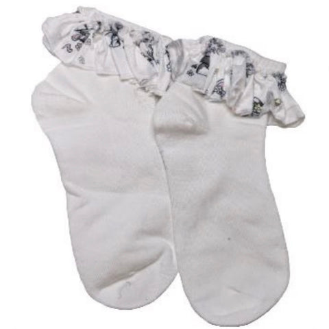 Princess Kitty Springtime Ribbon Ruffle Socks