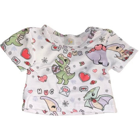 Love Dinosaur Stuffy Matching Shirt
