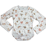 * Forest Critters Long Sleeve Bodysuit