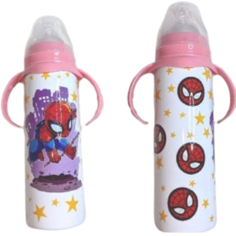 Hero Spider New 8 Ounce Stainless Steel Bottle With Handle