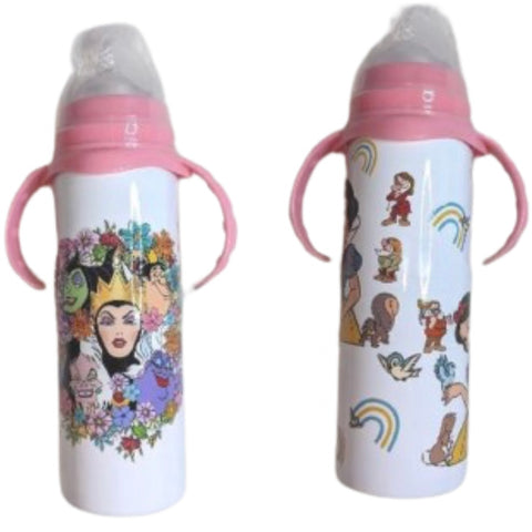 Princess New 8 Ounce Stainless Steel Bottle With Handle