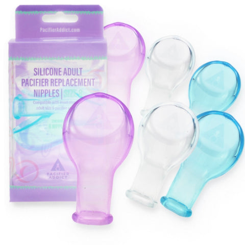 Pacifier replacement adult nipple teats