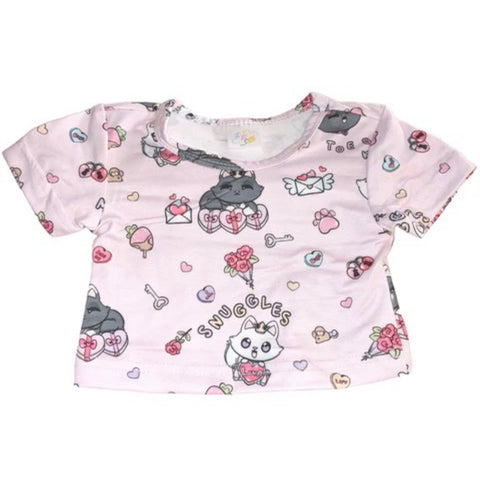 Princess Kitty Love Pink Stuffy Matching Shirt