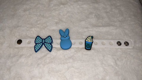 Easter Bunny New Super Cute Silicone Jibbiz Bracelet