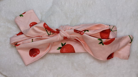 Berries & Cherries MATCHING Boutique Fabric Hairband Headband