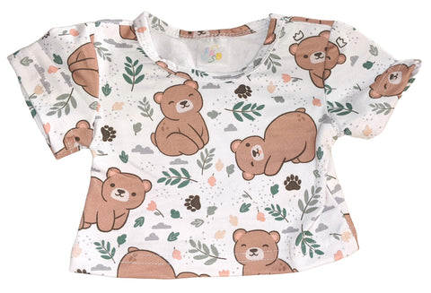 Fall Bear Stuffy Matching Shirt
