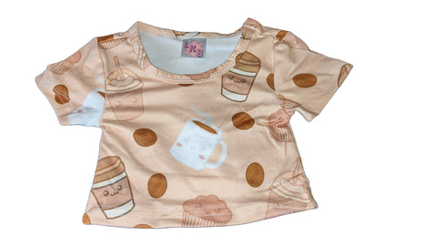 Lil Latte Coffee Stuffy Matching Shirt