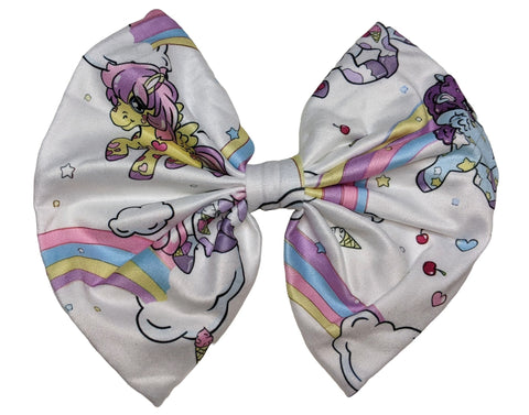 Prancing Ponies Boutique Fabric Hair Bow