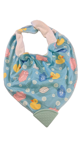 Adult Bandana Teething Drool Bib Ducky Bath Time