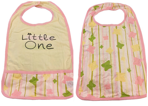 Adult Little One Double Sided Bib with pocket