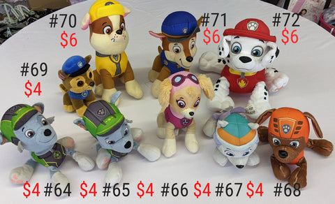 Paw Patrol Stuffies Second Chance Toys