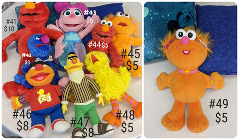 Sesame Street Stiffies Second Chance Toys