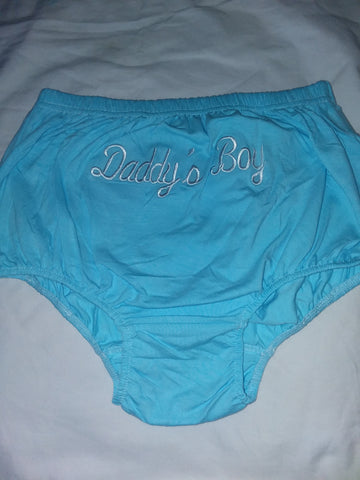 * New Daddy's Boy Embroider Cotton Bloomers "On Front" Shorts Clearance