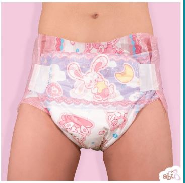 ABU BunnyHopps™ 2 Tape ABDL Adult Diaper * Vaulted Discontinued Sample