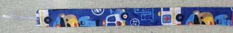 First Responders Matching Fabric Pacifier Clips - 17"