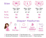 1 REARZ Pink Princess ABDL Adult Diaper Sample