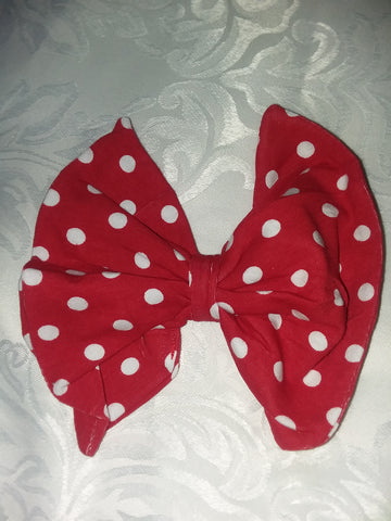 Lil' Baby Mouse Matching Boutique Fabric Hair Bow FHB102 Clearance