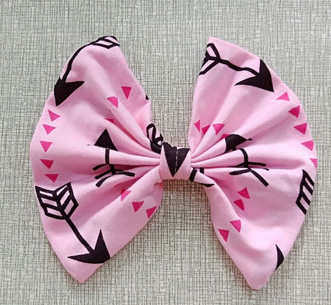 ARROWS MATCHING Boutique Fabric Hair Bow Clearance