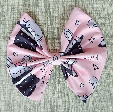 MAGIC BUNNY MATCHING Boutique Fabric Hair Bow Clearance