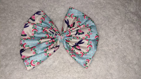 Little Bunny MATCHING Boutique Fabric Hair Bow