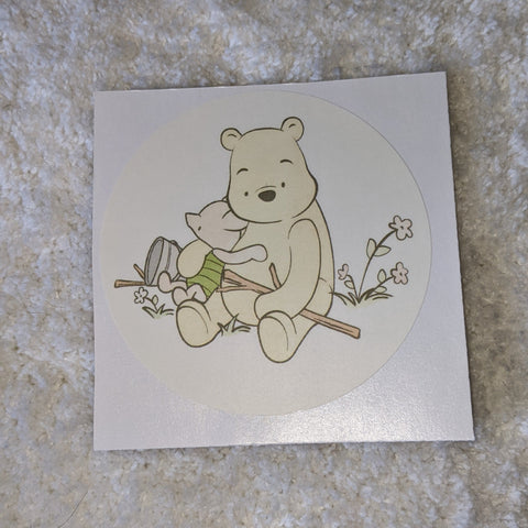 Vinyl Sticker Original Yellow Bear
