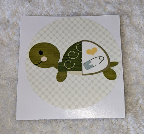 Vinyl Sticker Baby Turtle
