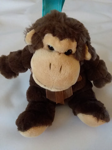 Monkey 1Pcs Mini Stuffy Soother Pacifier Clip SPC192 L binkie buddies