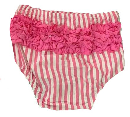 * Clearance Daddy's Girl White & Pink Ruffles Matching Bloomers Short Large