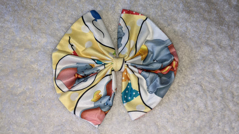 Flying Elephant Boutique Fabric Hair Bow