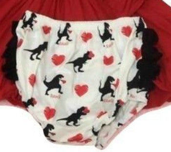 Dinosaur Love Matching Shorts Bloomers Clearance 4X only