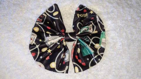 Video Game Boutique Fabric Hair Bow